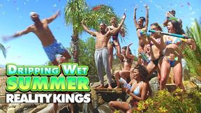 Real Sexy - The Hottest & Horniest Pornstars Turn A Party Into A Wild Poolside Orgy