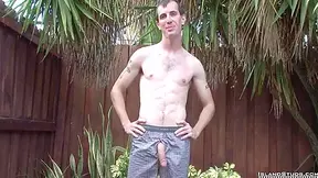 Gigantic Hung 8 Inch Soldier Showing Off