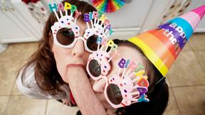 ”Melody Mynx & Tifa Quinn Blowjob Bday Party”