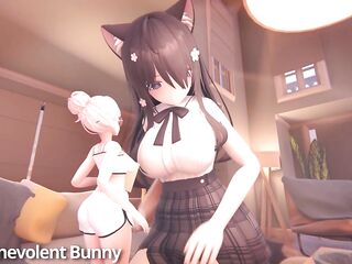 Growth treats (Giantess growth animation)