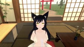 Ahri From League of Legends Gives Blowjob in Hentai VR