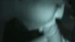 Dirty amateur teen cock sucker in the night doing what she usually does
