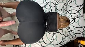 White Guy Fuckin' My Hole In Nike, Cumming Deep Inside My Black pussy&#x1F32E;&#xFE0F;