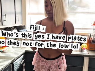 Hawt Black Making Plates Get Bang in the Booty and Cunt by Random Stud Online