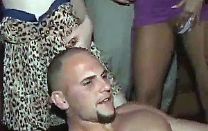 Beautiful blondie gets fucked in the club