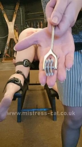 Pinwheel after a cold caning