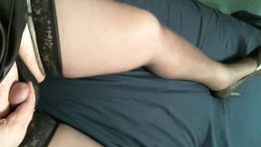 Lonely CD in stockings solo