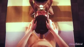 Sarada Joins Wild Ninja Threesome – Steamy 3D Blowjobs and creampie Action