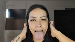 SEE MY BIGGEST TONGUE PART 1 BY KIARA FULL HD