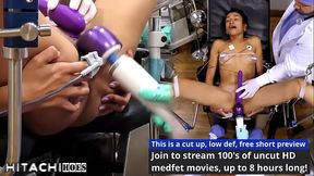 Human Guinea Pig Gets Mandatory Hitachi Orgasms From Nurse - Miss Mars