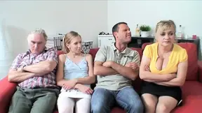 Stepfamily's dirty fuck - stepson and stepdaughter in law's nasty sex