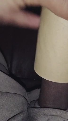 Very Hardcore Masturbation by a Big Hot Dick. It Is Drilling Again and Again