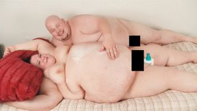 Fat Naked Body Lotioning With SSBBW Tiffany and BHM Andy *MP4*