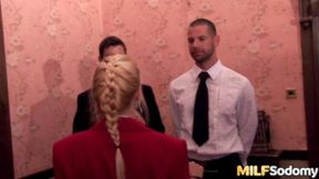 Blonde MILF Melissa Black Has Every Hole Filled