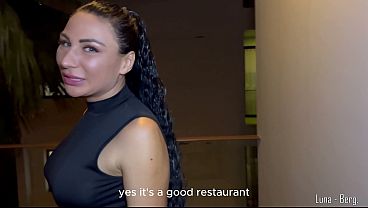 CHEATING WIFE no panties all evening. HARD fuck all holes Part 1