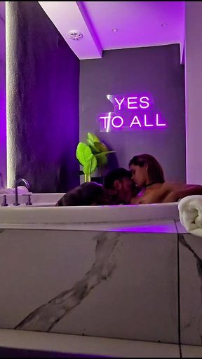 Licking Tits in the Motel Jacuzzi