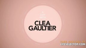 Brunette video with ravishing Clea Gaultier from Life Selector