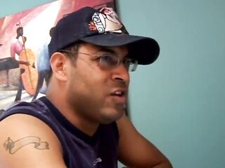 Sensational blond rides biggest ebony mamba