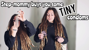 Step-mommy buys you tiny condoms sph