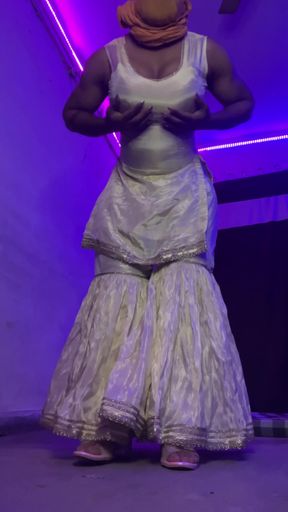 Spectacular moment from &quot;Big boobs satin silk crossdresser.&quot;