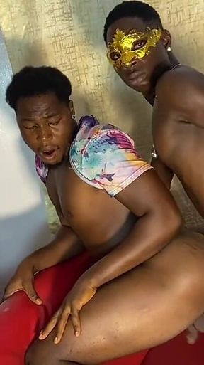 Two Friends Gangbang Me and Give Me a Cum Shower