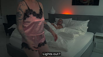 Step Mom Shares Bed with Step Son in Hotel &ndash_ Creampie Shock!