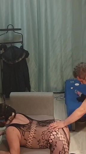 Cuckolding Husband Fucked in Front of Wife