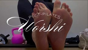 Post-Pilates Bare Feet Worship