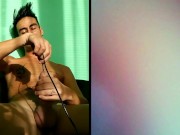 Look inside my thick cock with endoscope