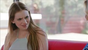 Maya Kendrick is a naughty bitch who wants to try out lesbian sex, for the first time