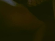 Femboy moans under straight dick