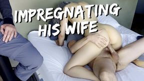 Wife Humiliates Husband by Having Sex in Front of Him To Get Pregnant