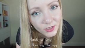 Kaidence King In Ballbusting Therapy With Hot Blonde Doctor