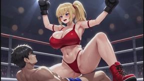 Female Boxing Fantasies #2B: Sexy Female Boxer Domination Fantasy Scenario (Animated)