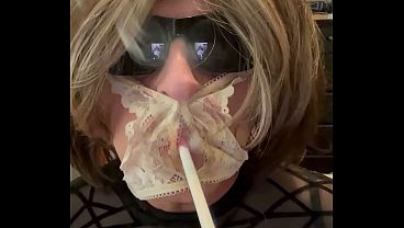 CD Nikki smokes menthol Misty thru dirty panties