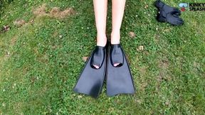 Masturbating in Snorkel Gear - Underwater Cum Shot