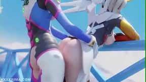 Mercy asks her best friend D. Va to fuck her. XXXPRIMA.COM