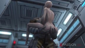 Gorgeous dream girl - 3d animation scene - 3DXPassion