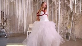 Alexa - Tied up bride on photo shoot in photo studio_M50_Part 1