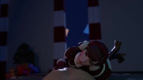 Overwatch - Dva in Christmas Costume Cowgirl no Sound