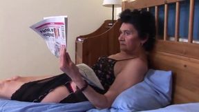 Granny rediscovers the pleasures of cock