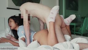 I fuck an 18 year old Thai slut and end up in her mouth