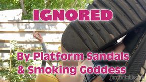 IGNORED By Dirty Platform Sandals & Smoking Goddess