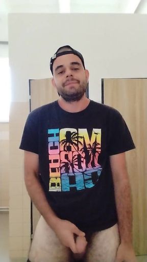 Cum in Work at Wc