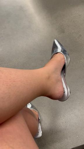 Shopping Shoeplay/Dangling Tease | Buy These For me!