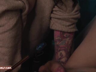 Angel in Glasses Smokes and Sucks Big knob whilst I Rug Munch her in 69 position - MollyRedWolf