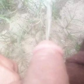 My cock public place pissing