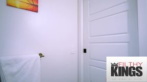 FilthyPov - Stepsister Bursts In The Bathroom While I"m Jerking Off & Sucks My Cock