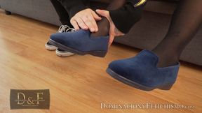 slipper straight from Ilina and Kira's feet