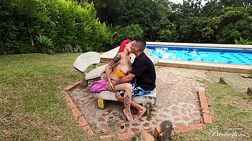 Anniversary Vacation Fantasy: Hot Wife Ammy Rouse Seduces Her Husband Into A Dirty Session